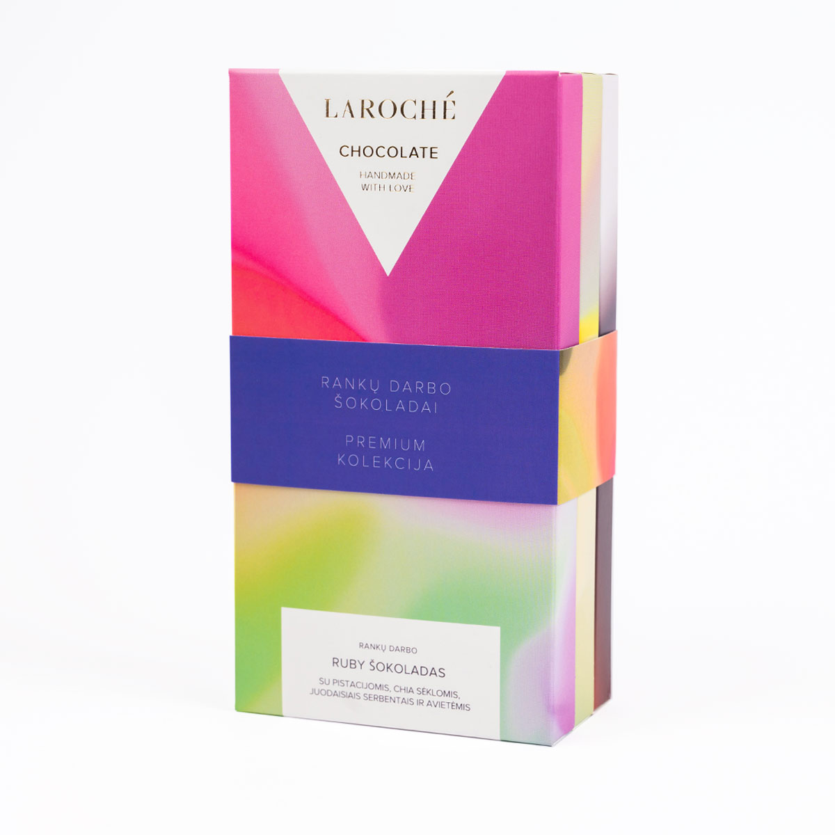 LAROCHÉ CHOCOLATE PREMIUM rankų darbo šokoladų kolekcija 3x
