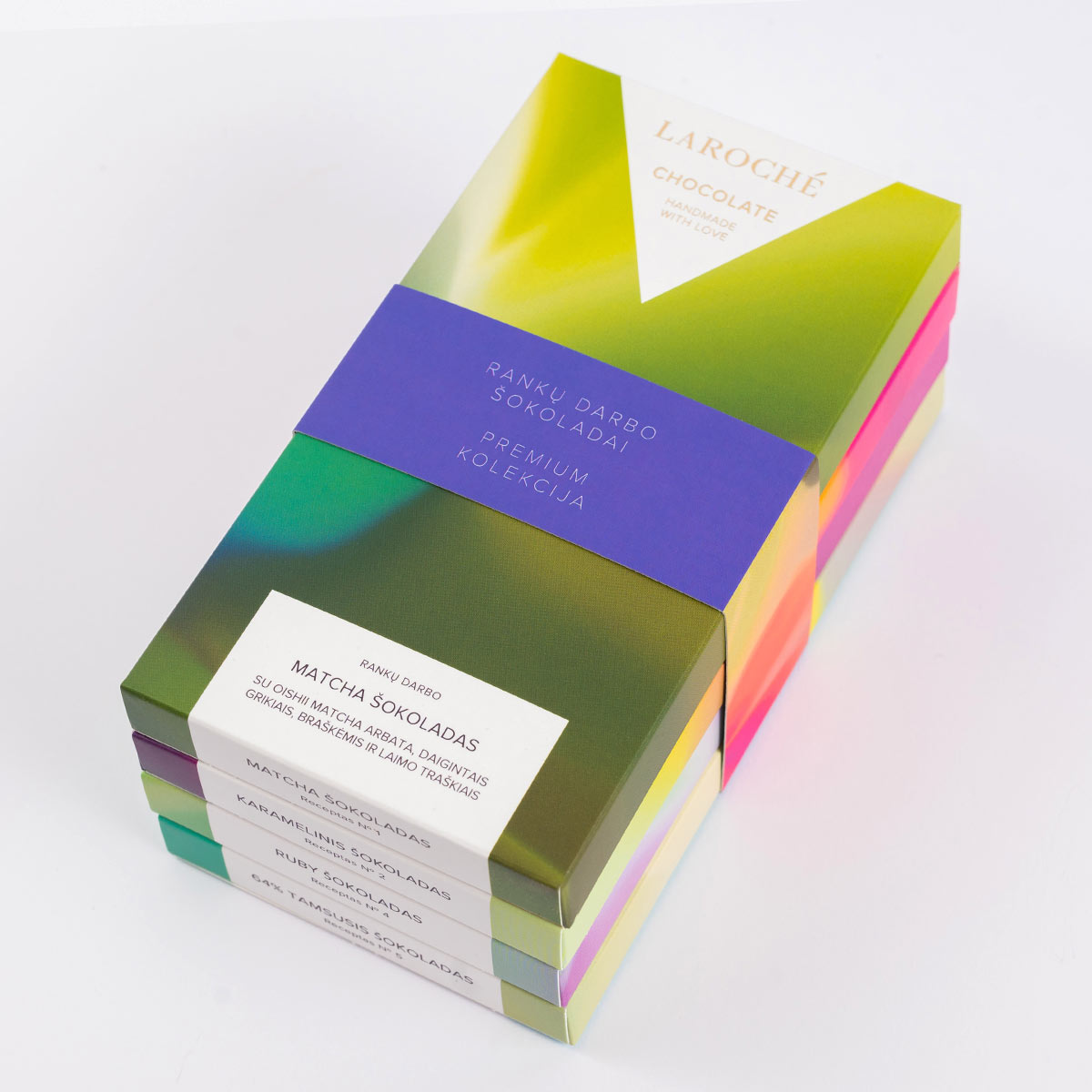 LAROCHÉ CHOCOLATE PREMIUM rankų darbo šokoladų kolekcija 4x - Image 2