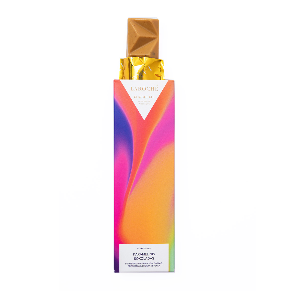 Karamelinis šokoladas su imbieru ir masala LAROCHÉ N° 2, 30 g - Image 4
